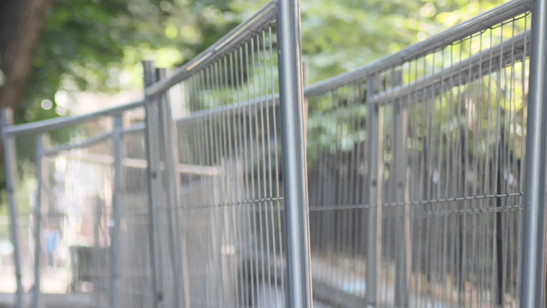 fencing around construction site